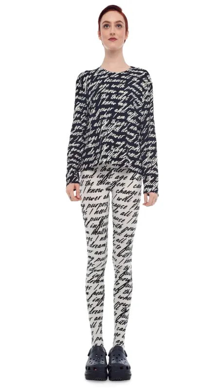 CROPPED BOYFRIEND CREW TOP sold by Norma Kamali