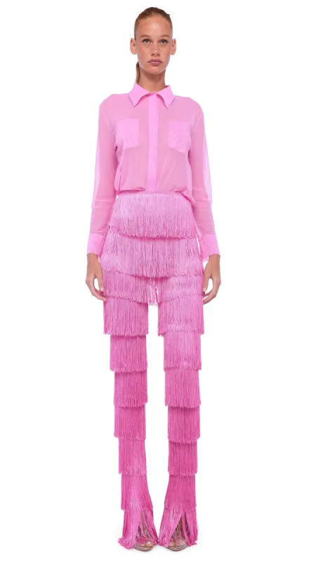 FRINGE SPAT LEGGING sold by Norma Kamali