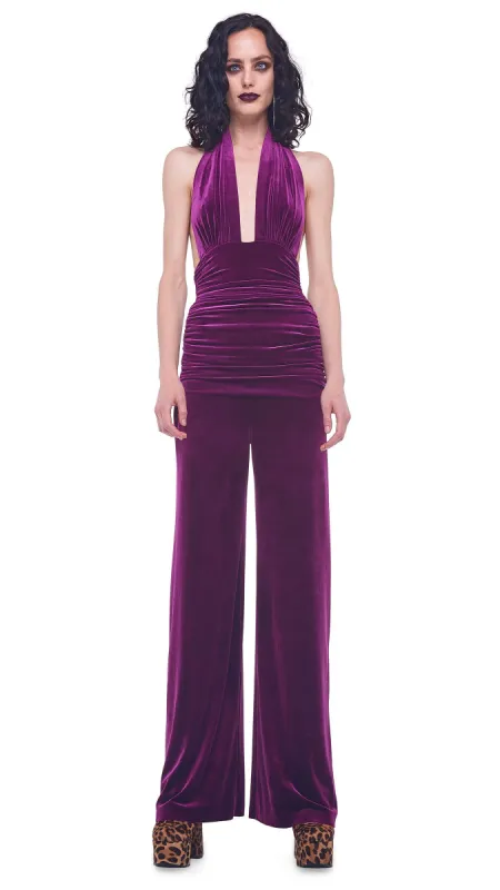 HALTER BILL JUMPSUIT sold by Norma Kamali