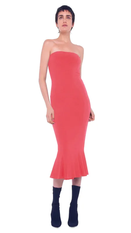 STRAPLESS FISHTAIL DRESS sold by Norma Kamali