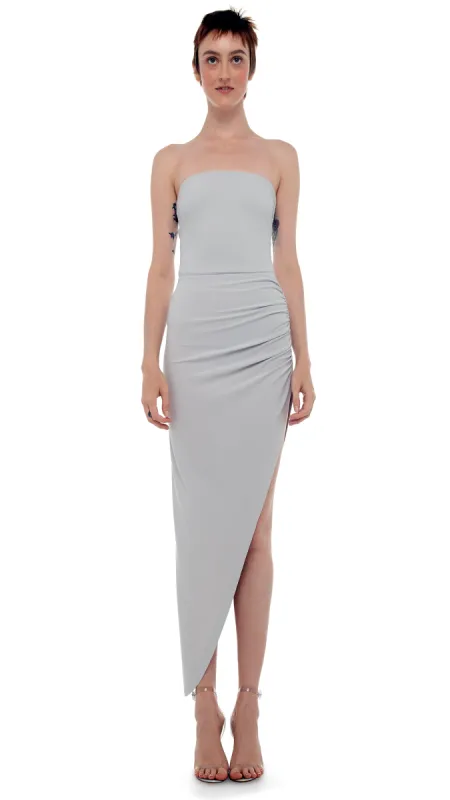 SIDE DRAPE LONG SKIRT sold by Norma Kamali