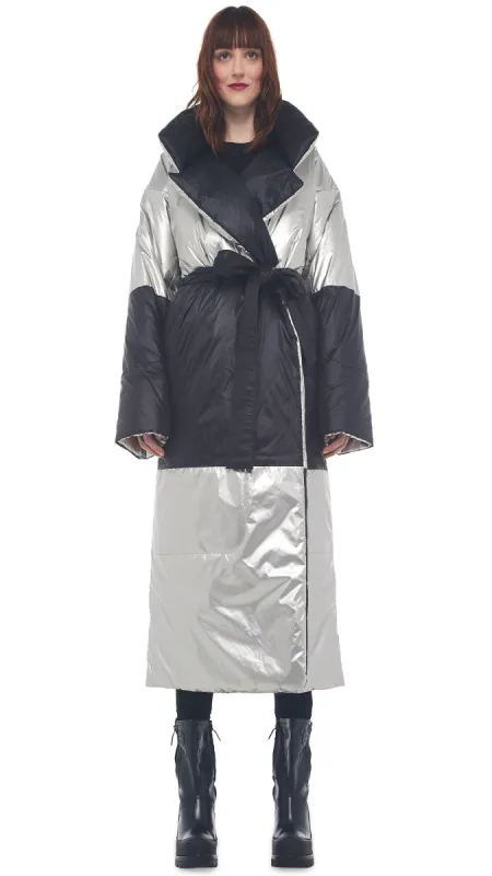REVERSIBLE SLEEPING BAG COAT sold by Norma Kamali