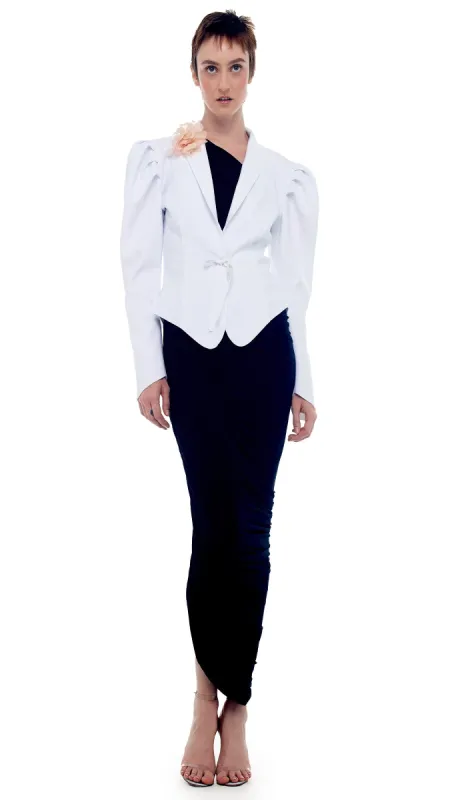 PLEATED SLEEVE JACKET sold by Norma Kamali