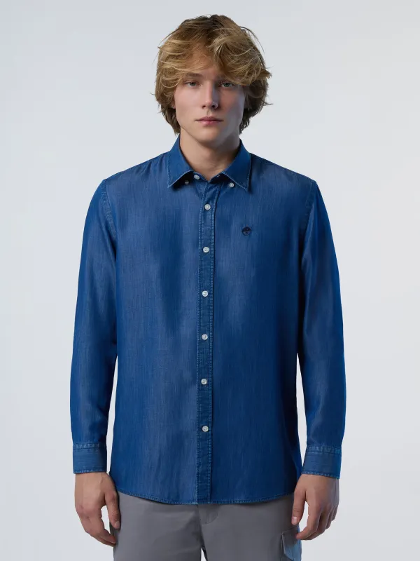 TENCEL™ denim chambray shirt sold by North Sails