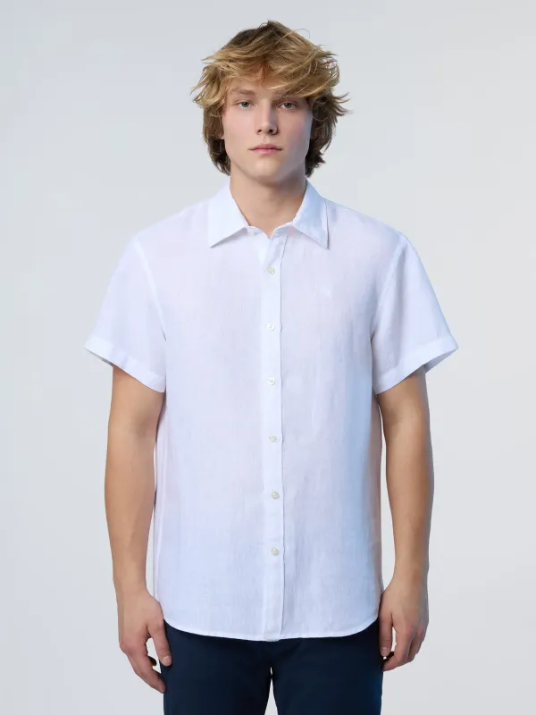 Short-sleeved linen shirt sold by North Sails