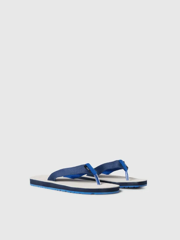Monk suede flip flops sold by North Sails