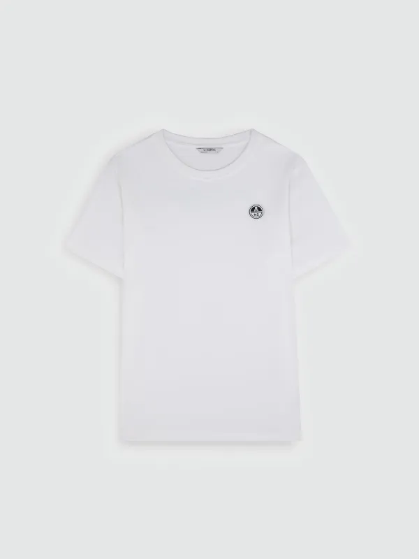 T-shirt with logo patch made by North Sails