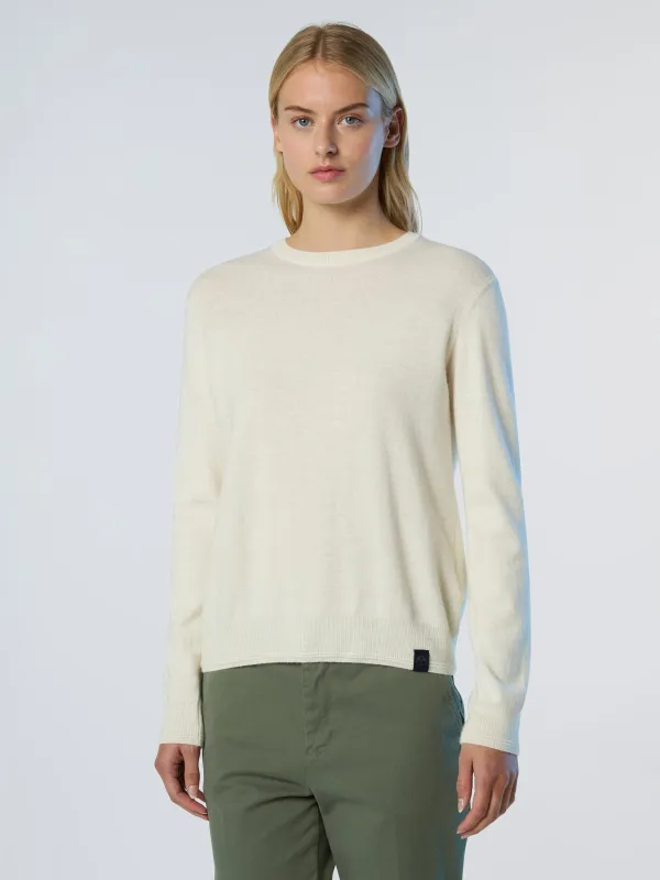 Crew-neck cashmere blend sweater sold by North Sails
