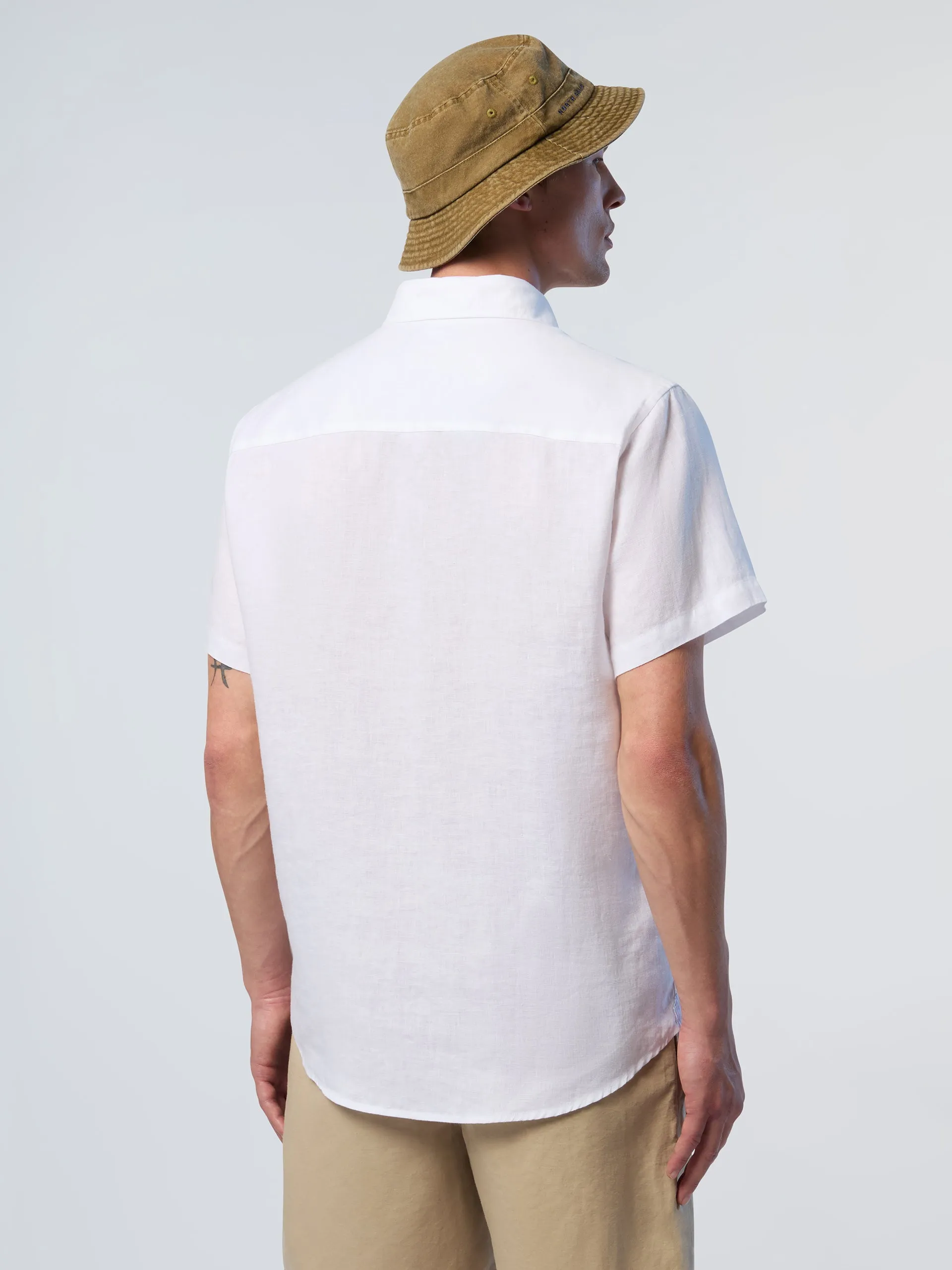 Short-sleeved linen shirt sold by North Sails product image thumbnail 4