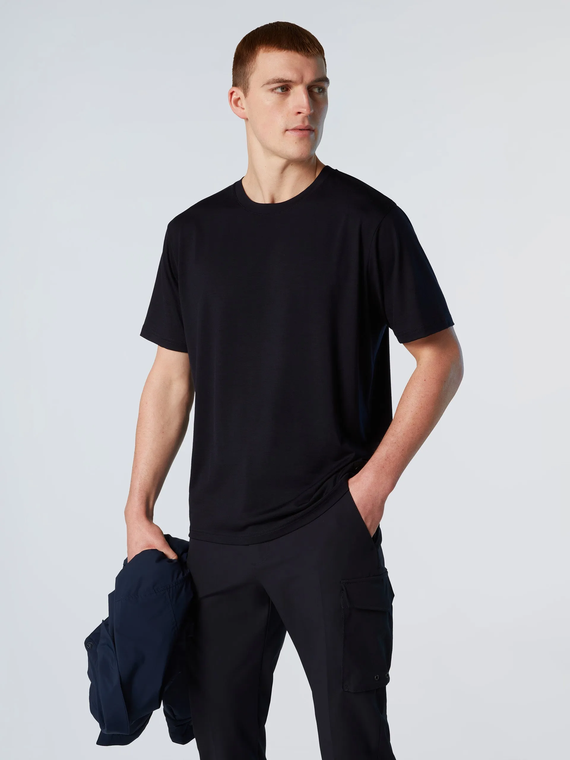 Black Sails Reda wool T-shirt sold by North Sails product image thumbnail 2