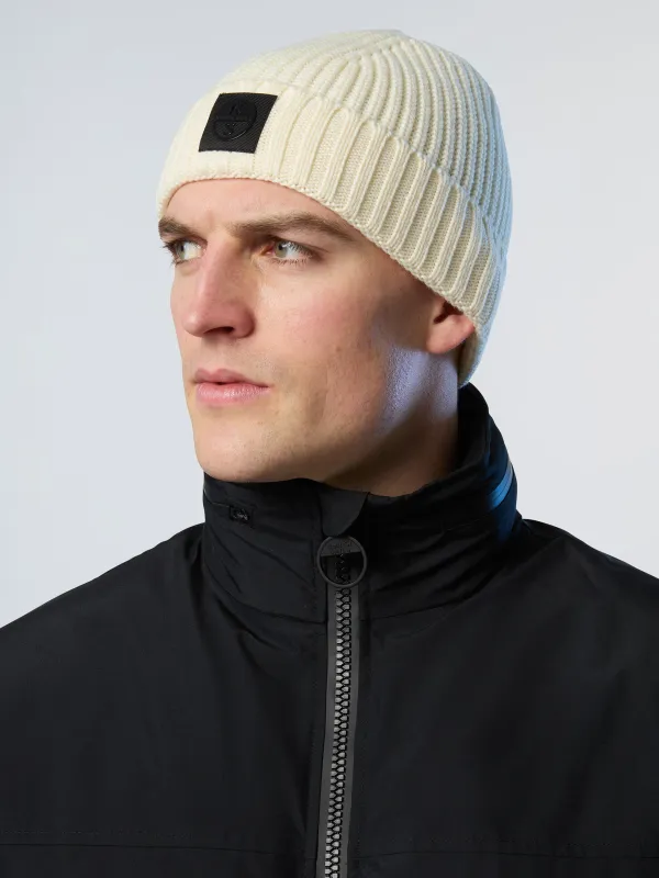 Black Sails Ribbed Merino beanie sold by North Sails