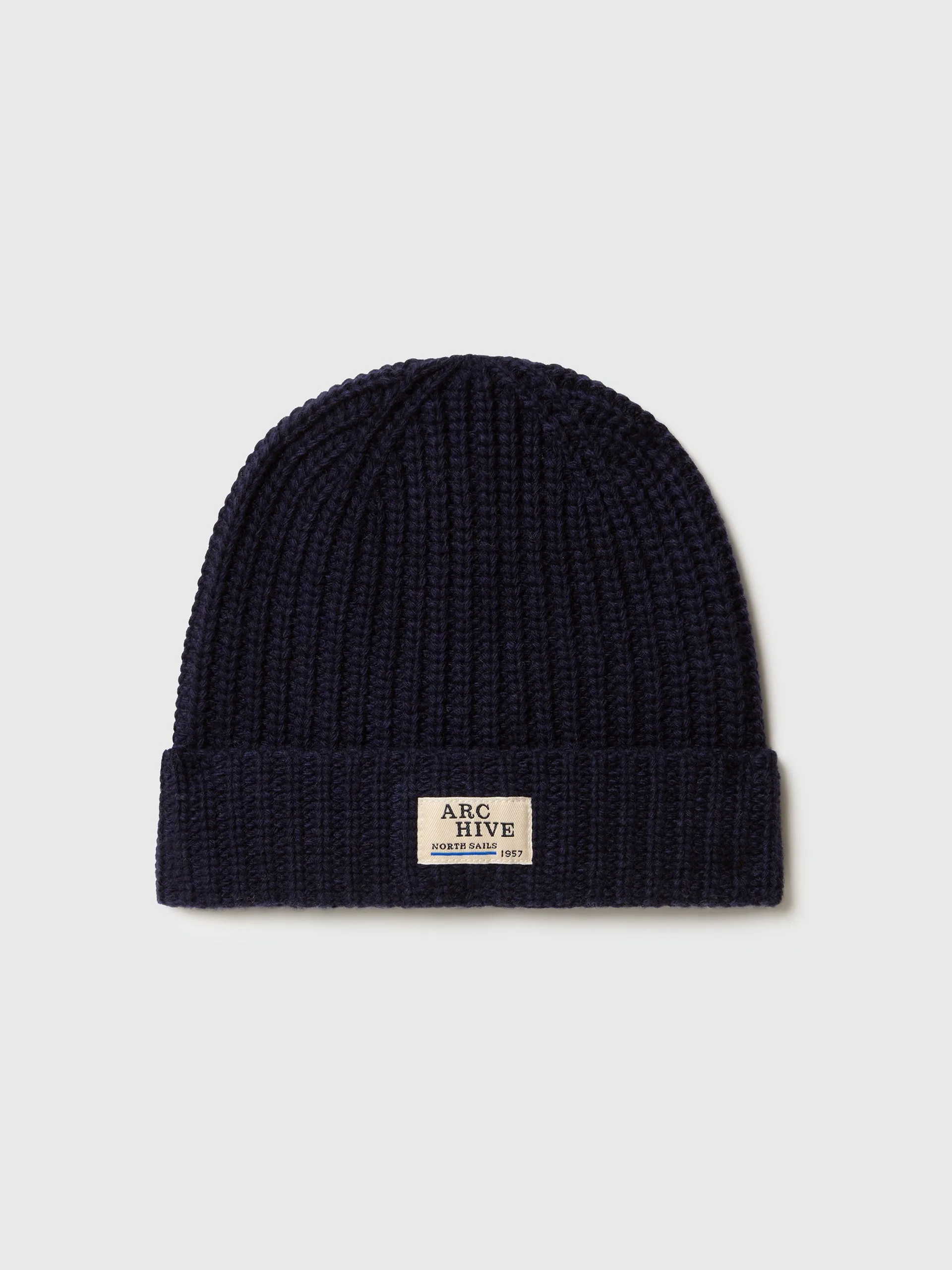 Archival fisherman's knit beanie sold by North Sails product image thumbnail 2