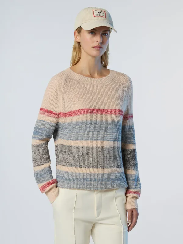 Striped alpaca sweater sold by North Sails