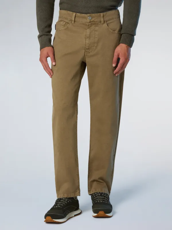 Broken twill 5-pocket pants sold by North Sails