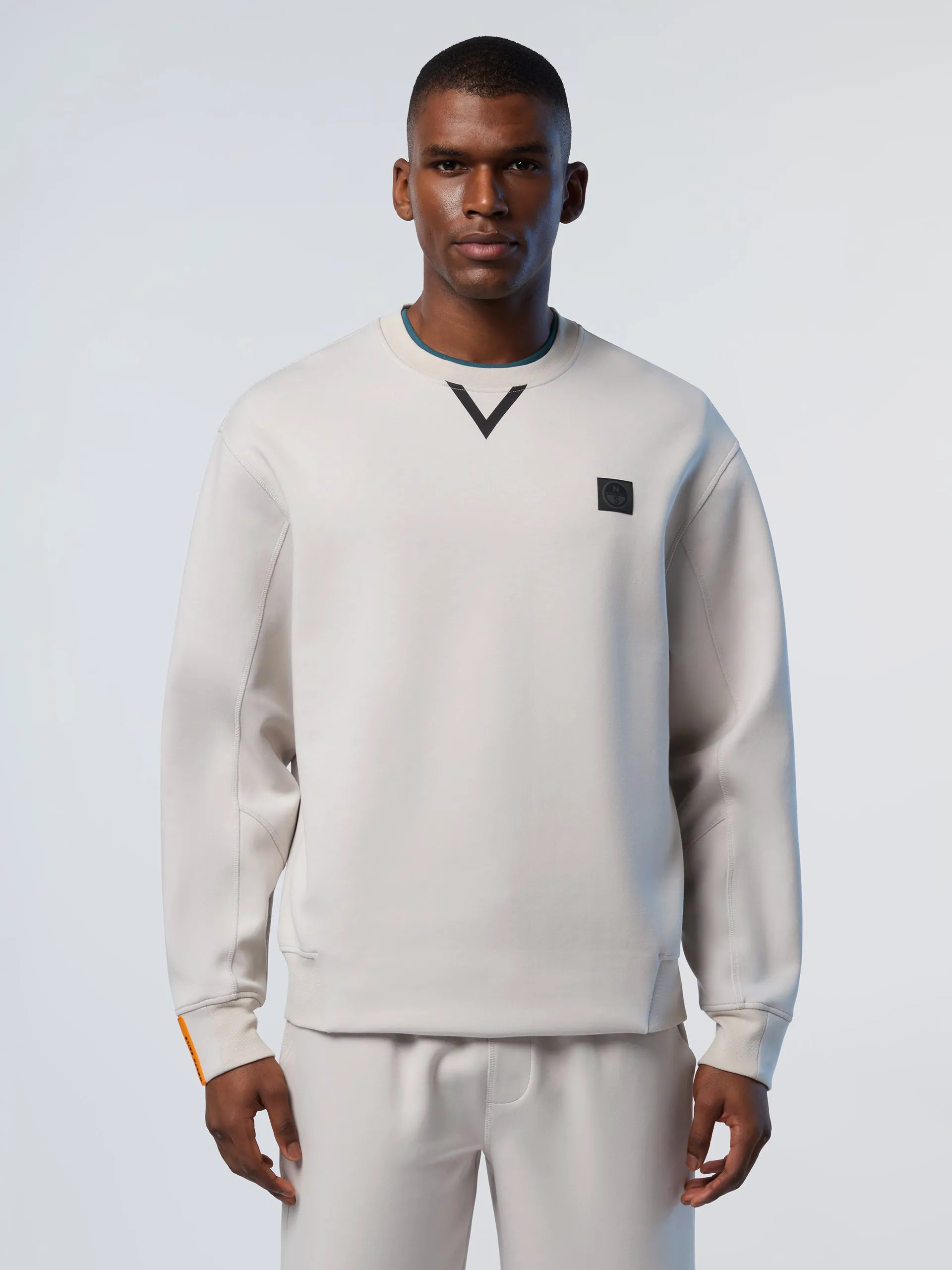 Interlock crew-neck sweatshirt sold by North Sails