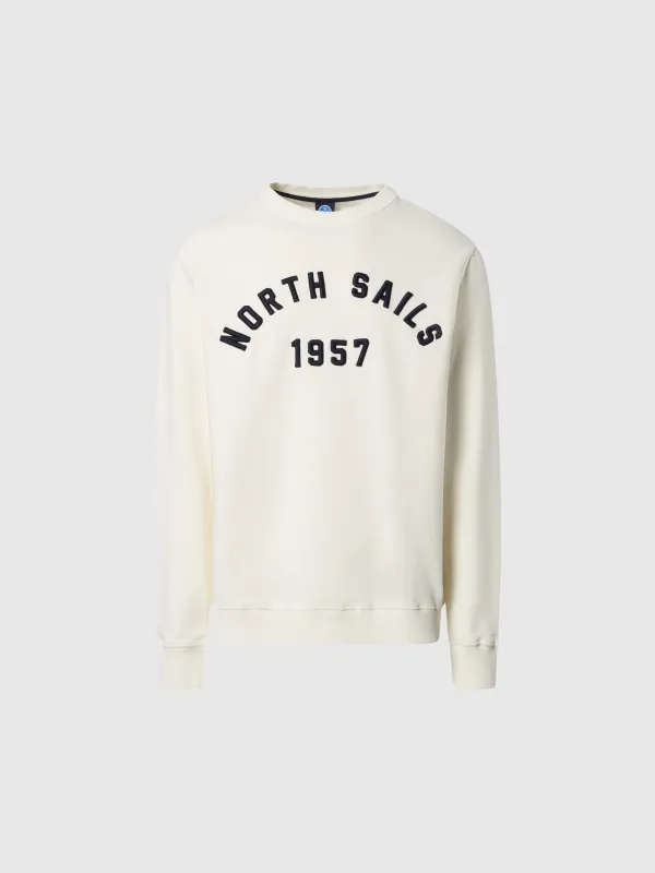 Hoodie with embroidered lettering sold by North Sails