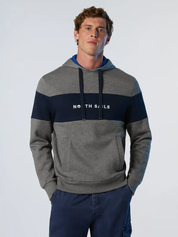 Maxi stripe hoodie made by North Sails