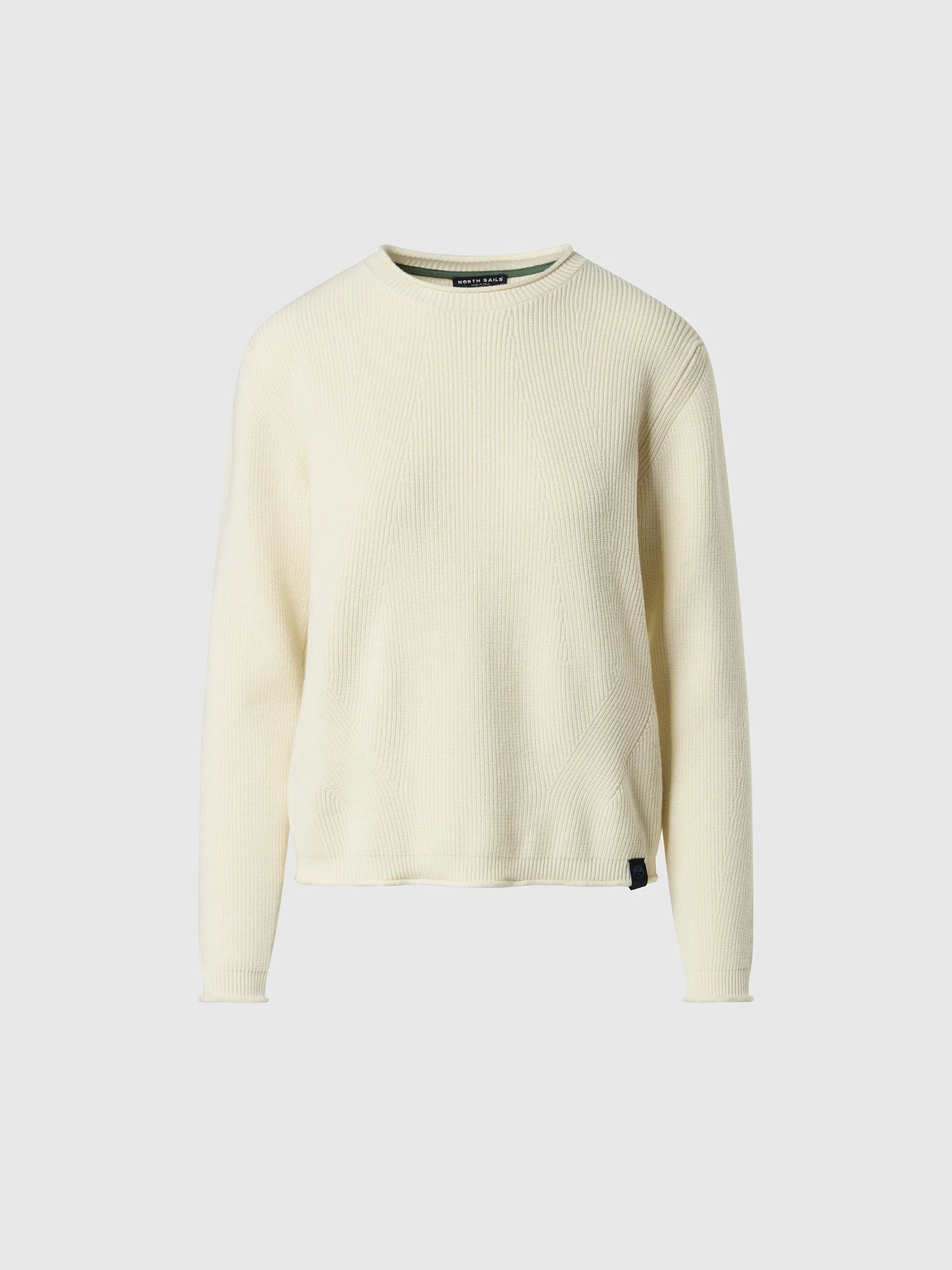 Ribbed crew-neck sweater sold by North Sails product image thumbnail 3