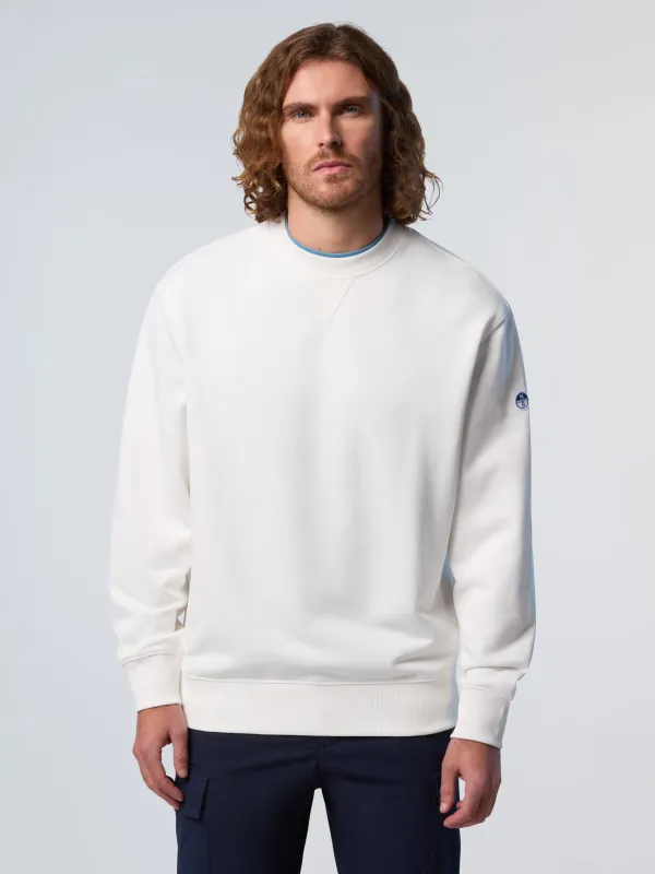 Sweatshirt with side ribbing sold by North Sails