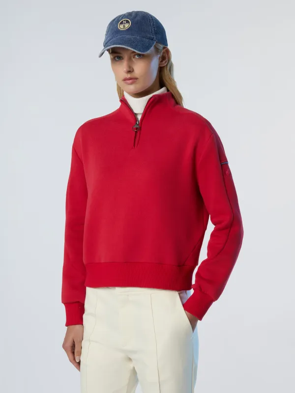 Winter fleece half-zip sweatshirt sold by North Sails