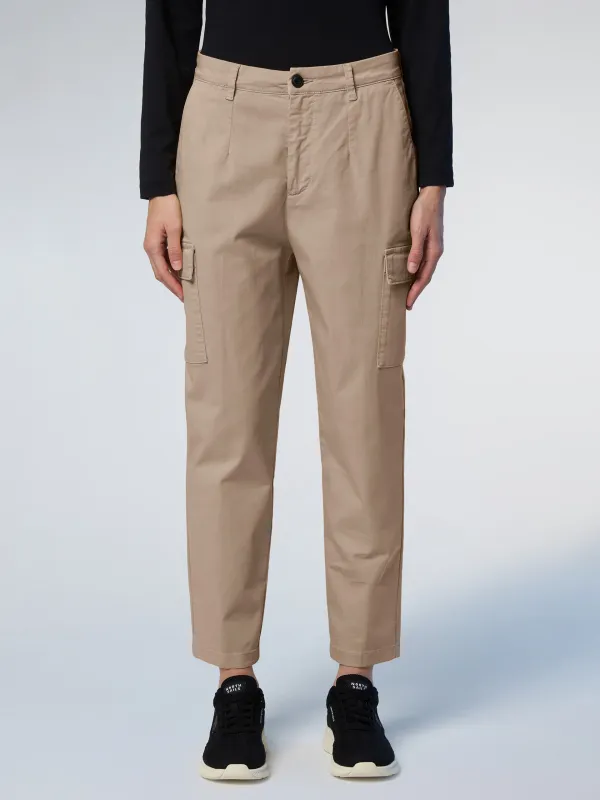 Eco gabardine cargo pants sold by North Sails