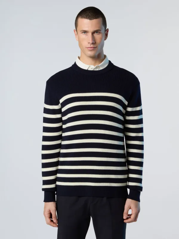 Black Sails Striped Merino wool sweater sold by North Sails