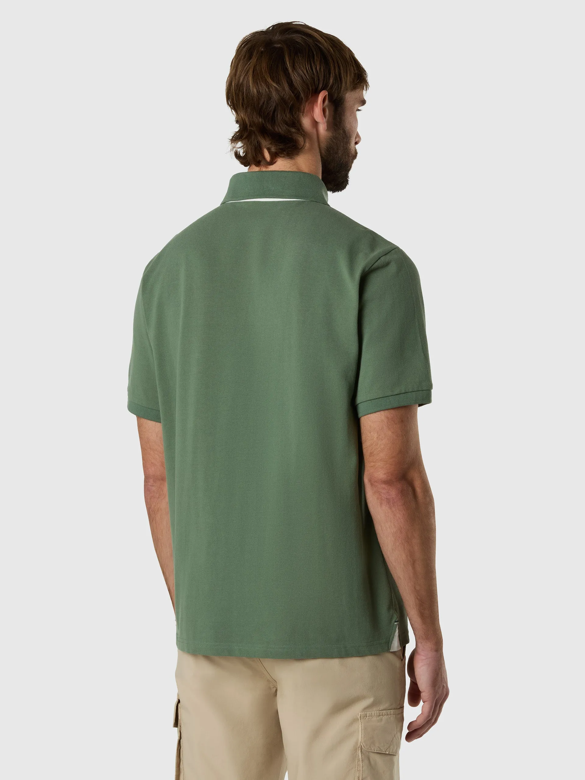 Polo shirt with logo neck sold by North Sails product image thumbnail 4
