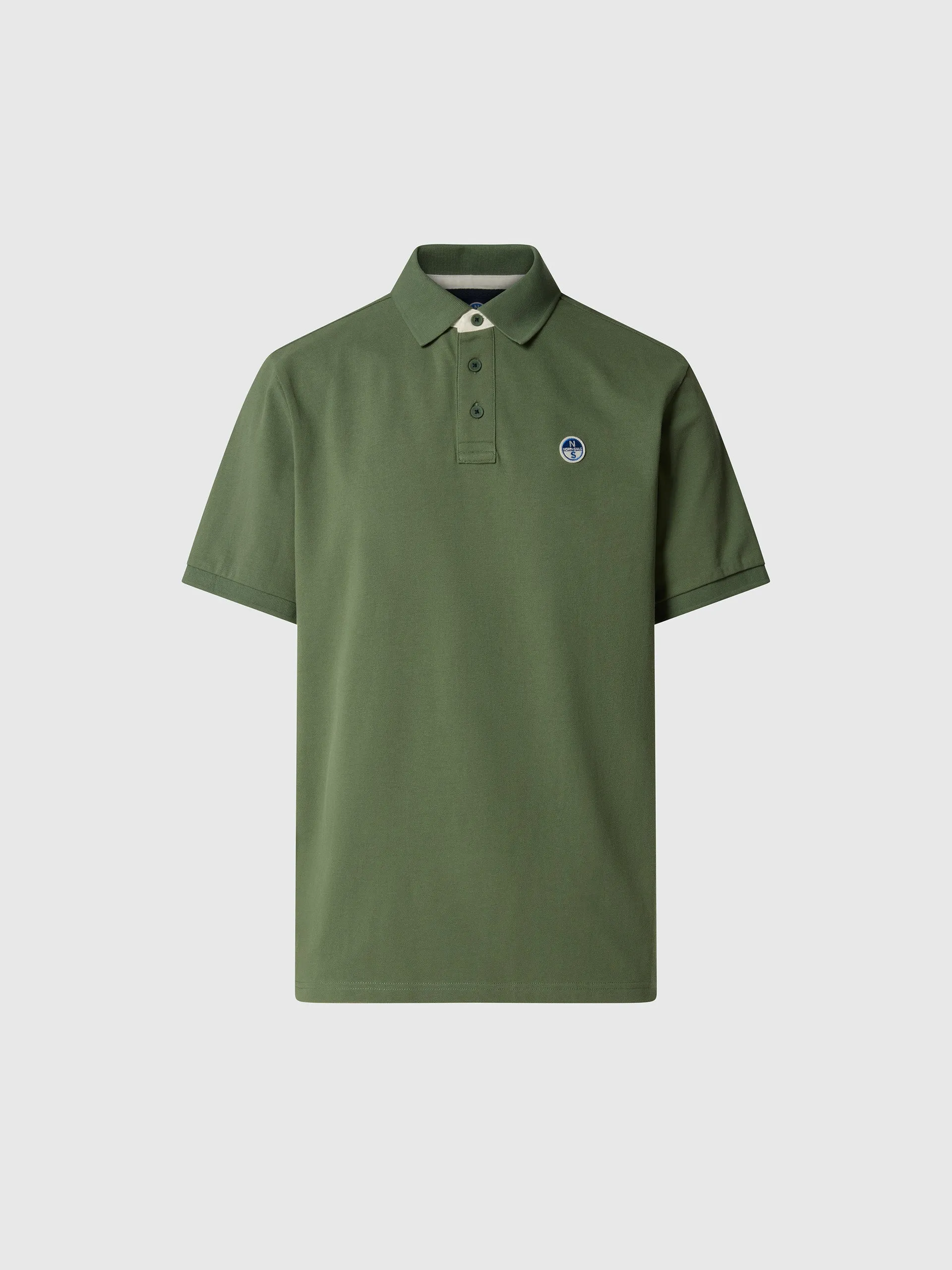 Polo shirt with logo neck sold by North Sails product image thumbnail 3