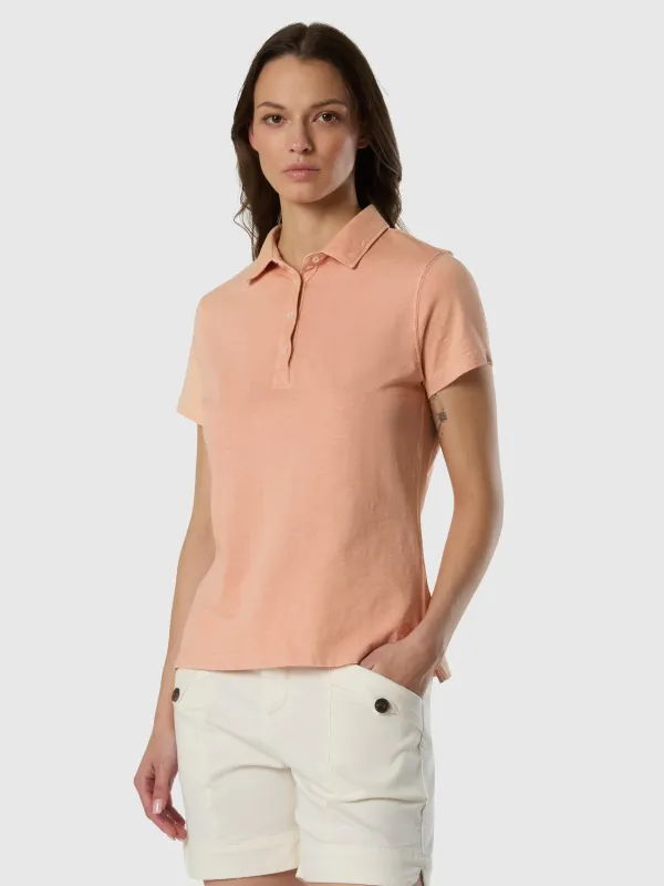 Slub jersey polo shirt sold by North Sails