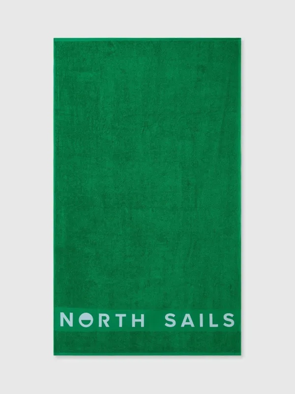Logo banner beach towel made by North Sails