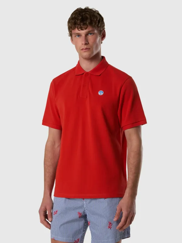 Polo shirt with logo patch sold by North Sails