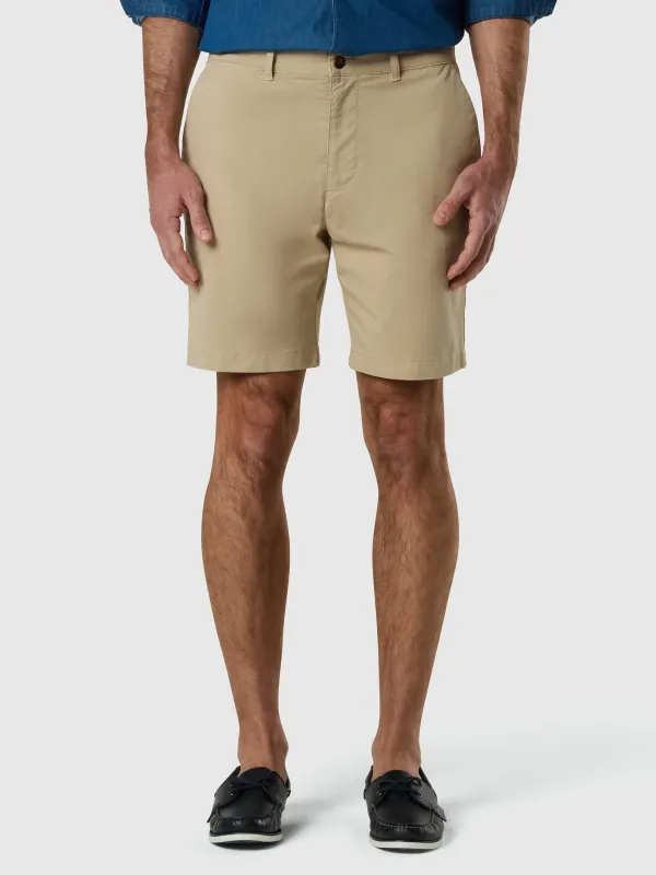 Stretch gabardine chino shorts made by North Sails