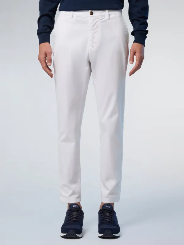 Defender gabardine chinos made by North Sails