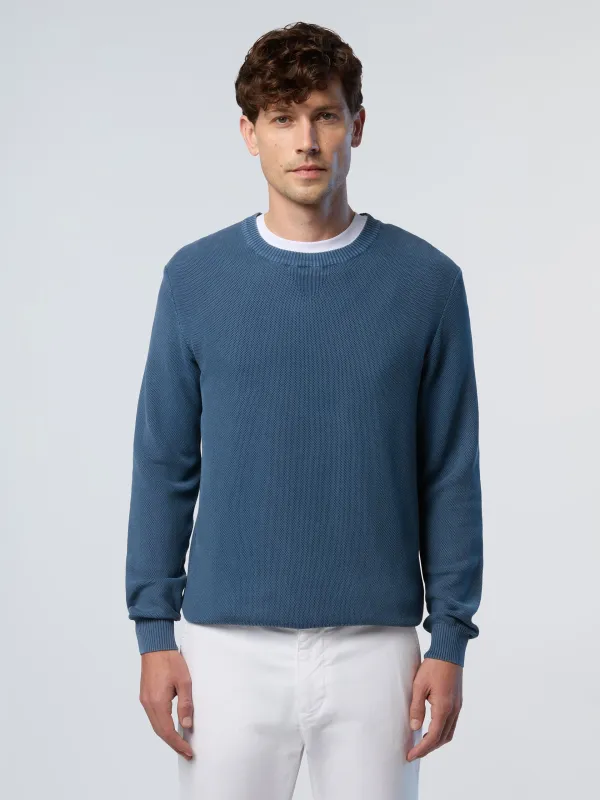 Honeycomb crew-neck sweater made by North Sails