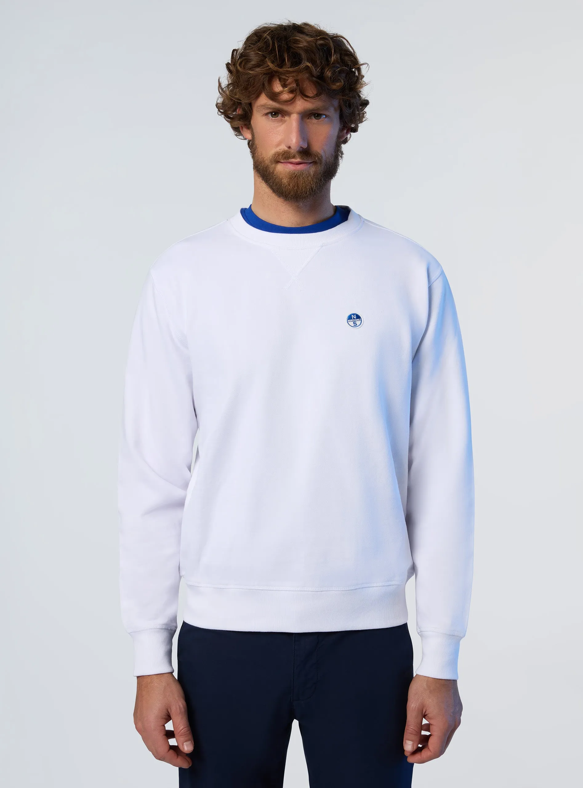Sweatshirt with logo patch sold by North Sails