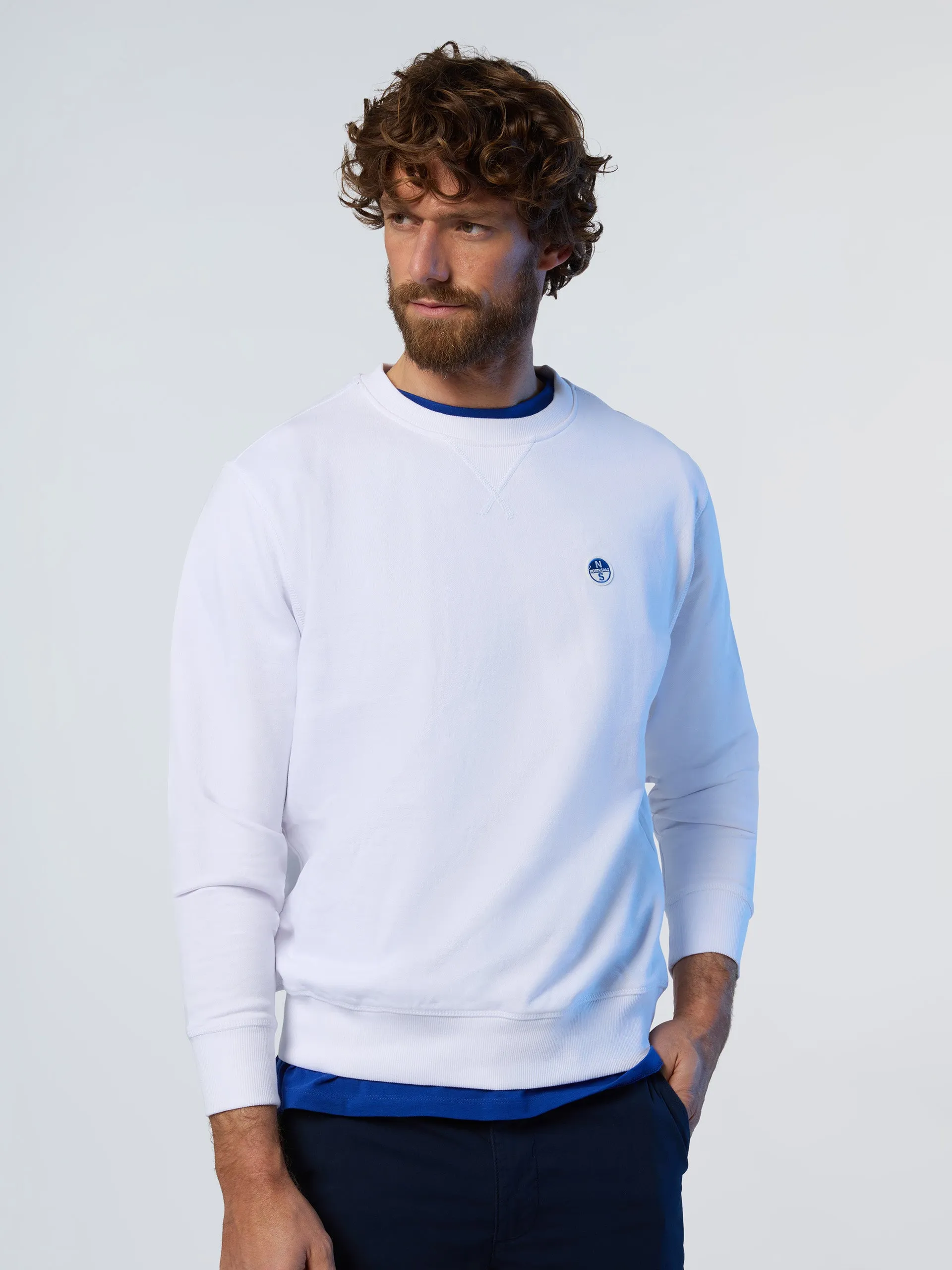 Sweatshirt with logo patch sold by North Sails product image thumbnail 2