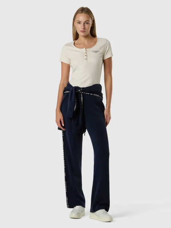 GUESS X NORTH SAILS BUTTON-FRONT T-SHIRT made by North Sails