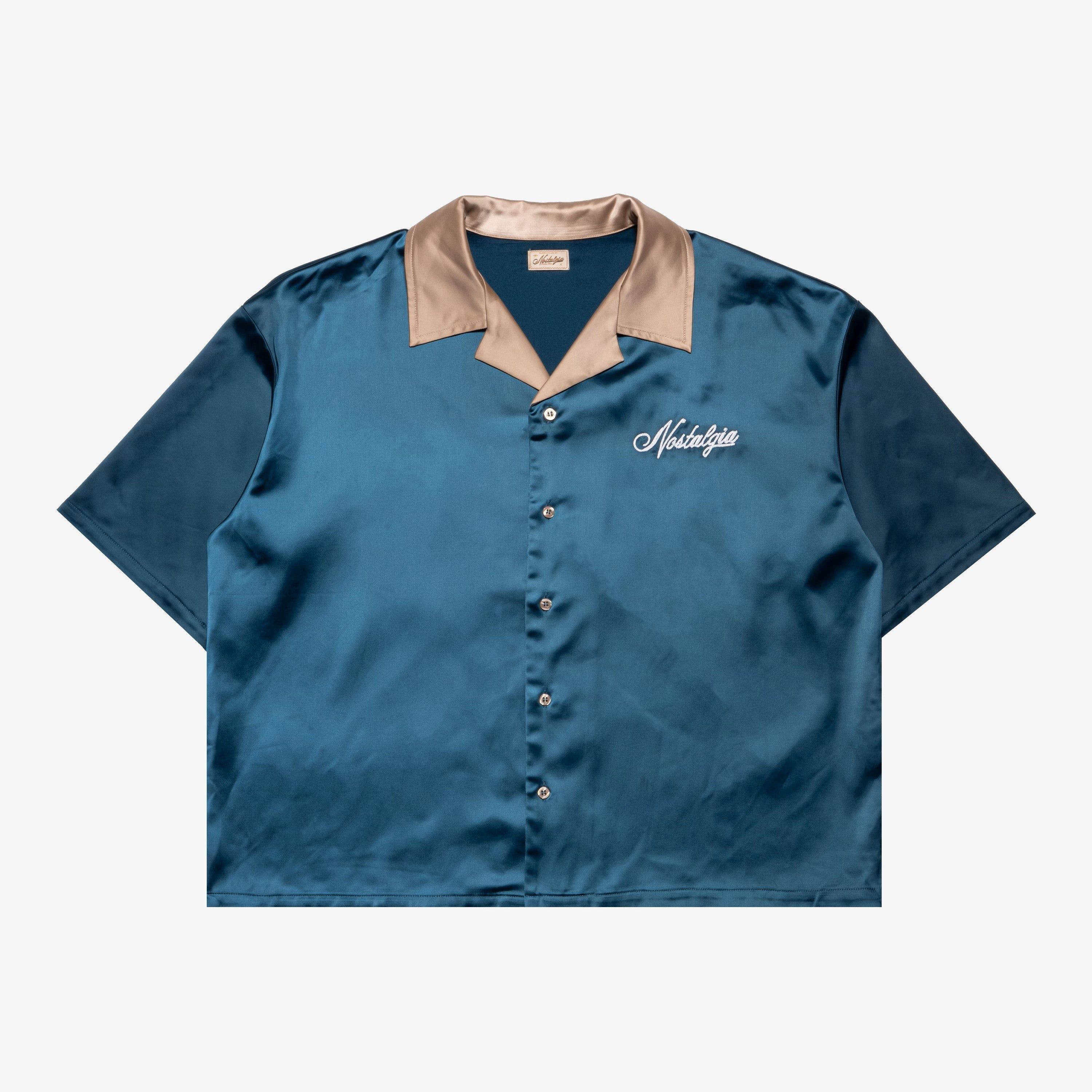 TEAL LOUNGE SHIRT sold by Nostalgia