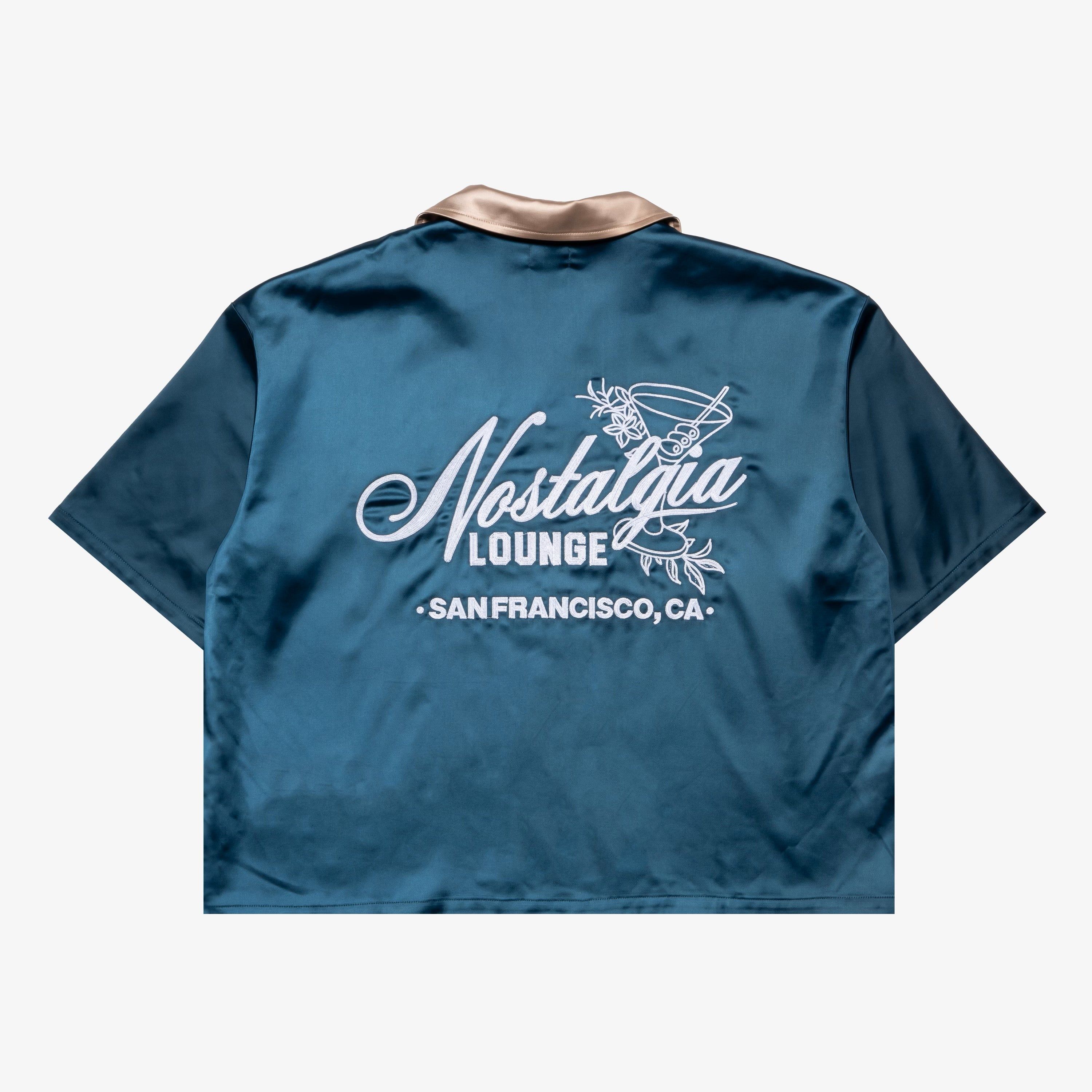 TEAL LOUNGE SHIRT sold by Nostalgia product image thumbnail 2