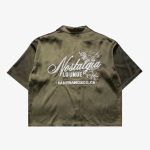 OLIVE LOUNGE SHIRT sold by Nostalgia