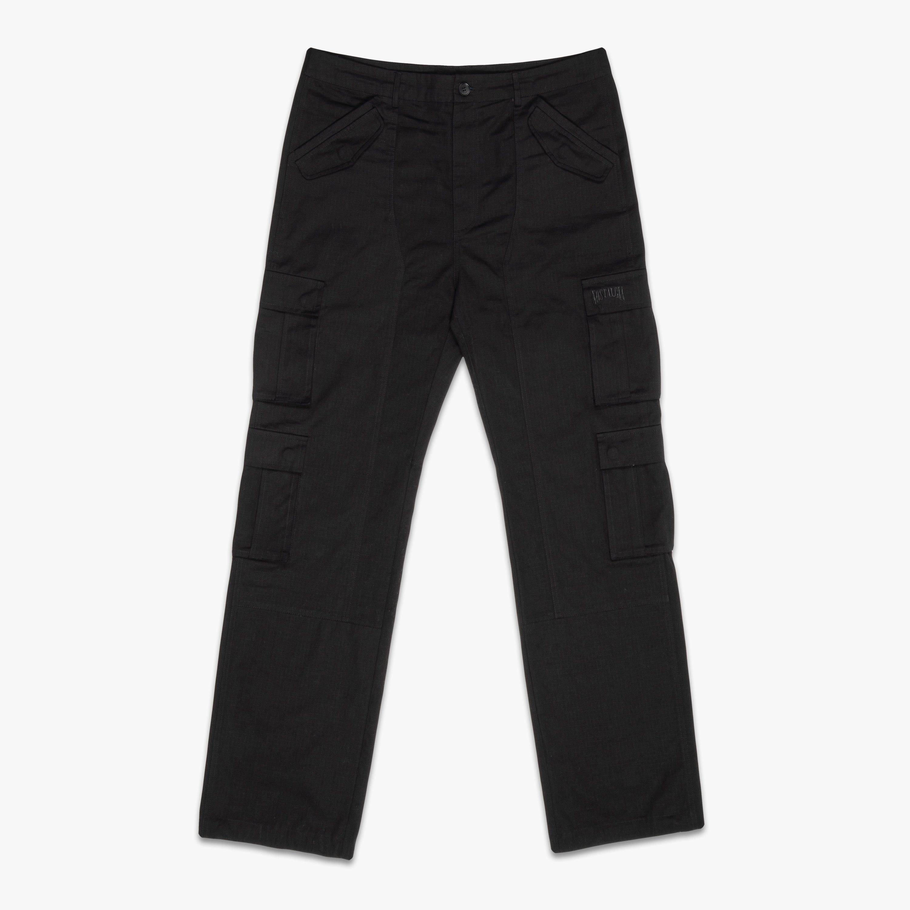 BLACK SURPLUS CARGO PANTS sold by Nostalgia