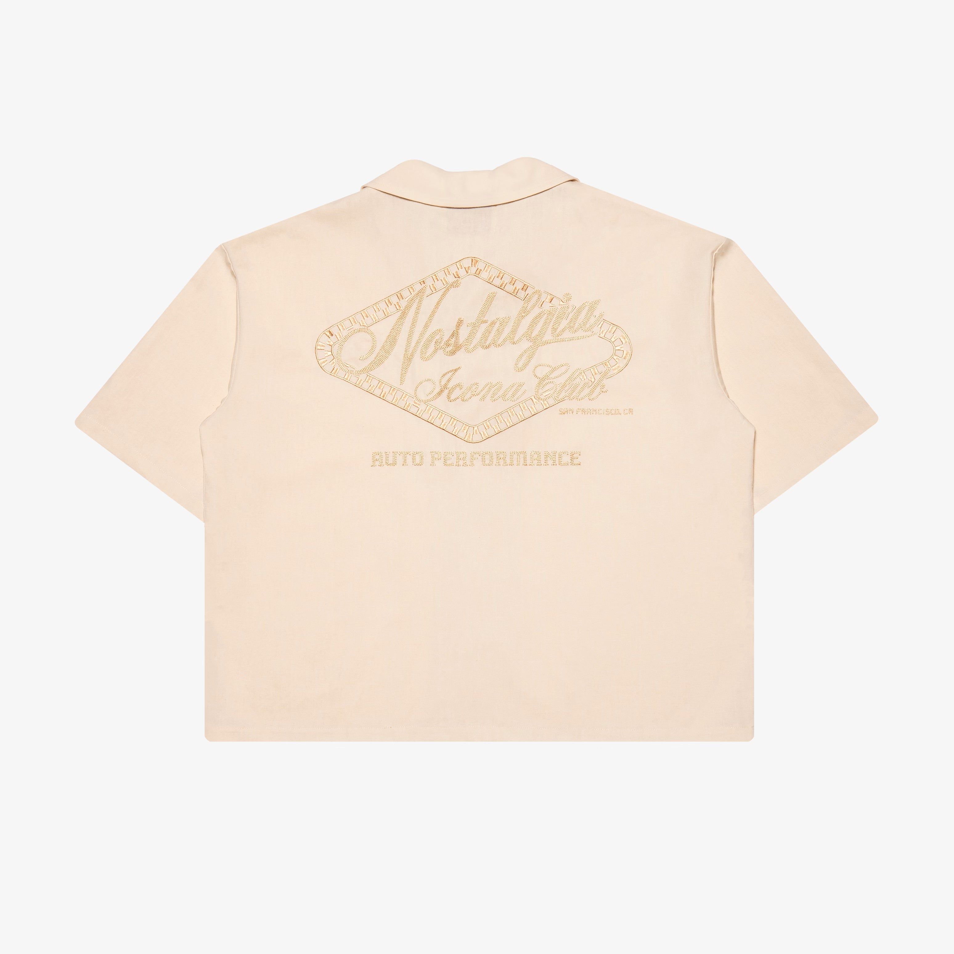 CREAM AUTO PERFORMANCE BUTTON-UP sold by Nostalgia product image thumbnail 2