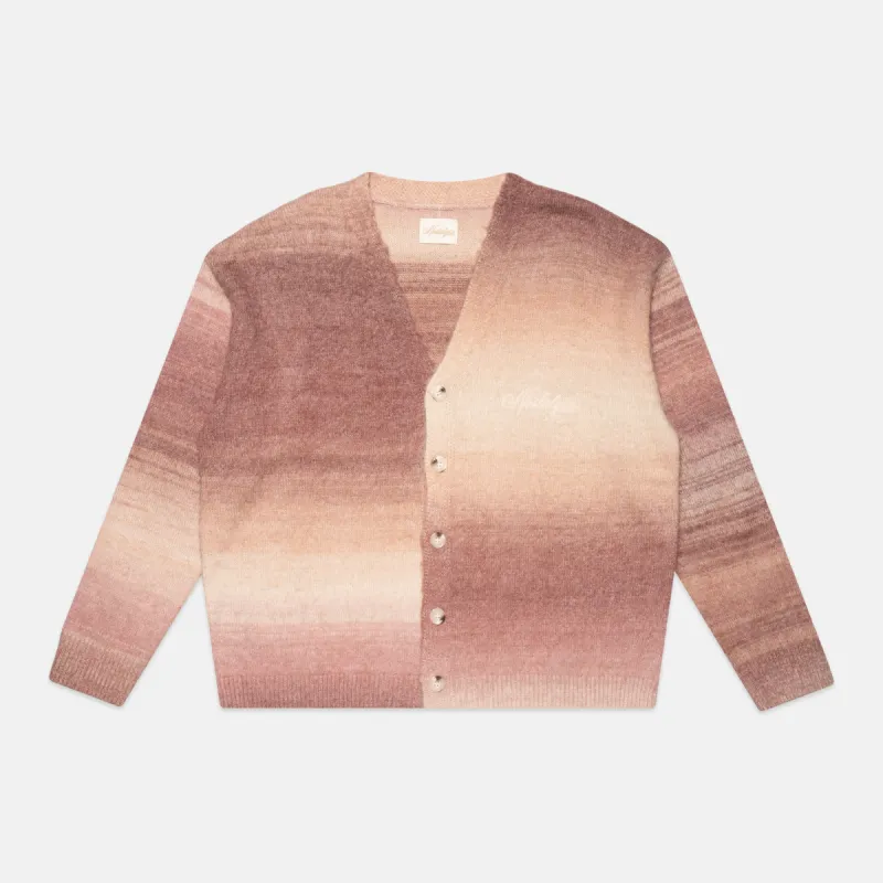GRADIENT FUZZY CARDIGAN sold by Nostalgia