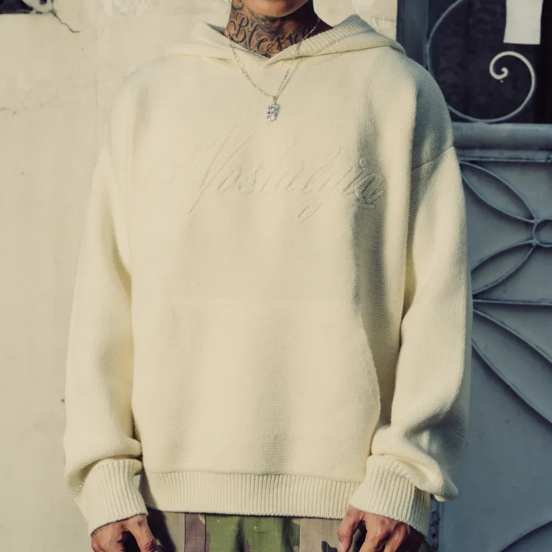KNITTED HOODIE sold by Nostalgia