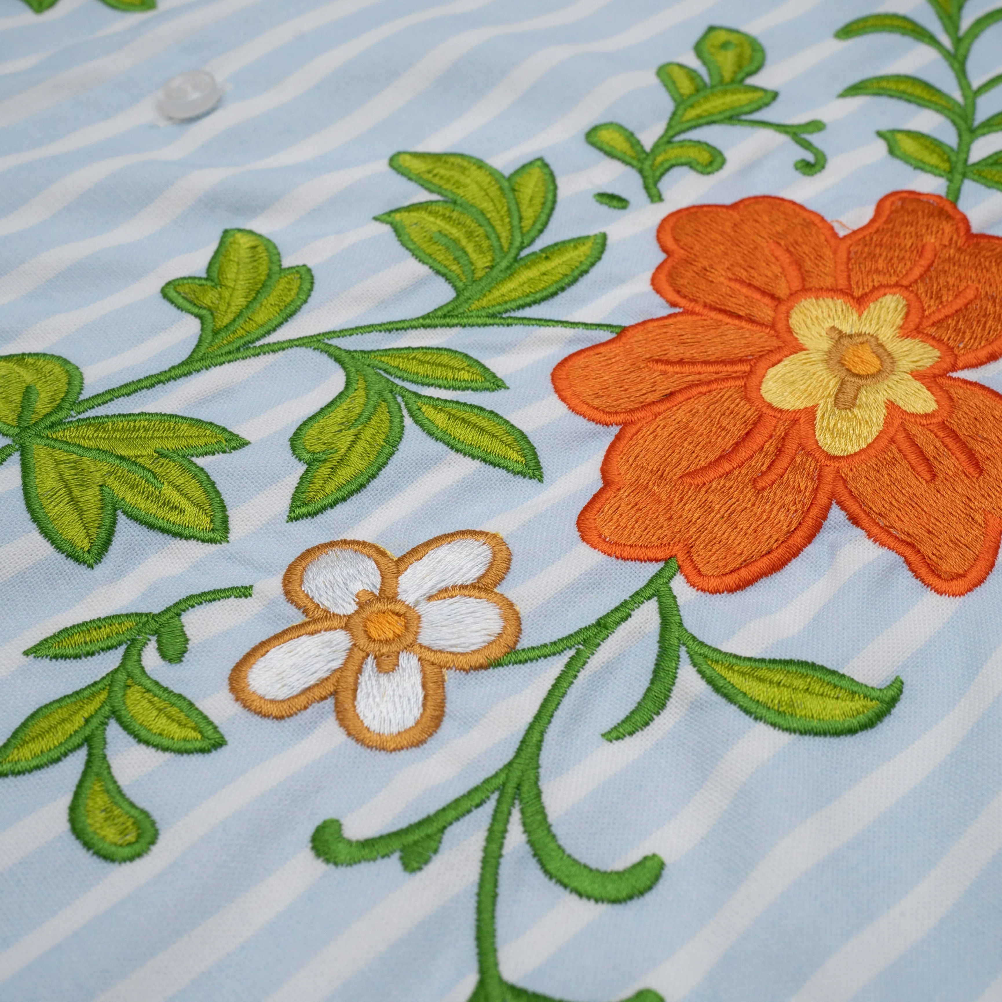 STRIPED CHAMBRAY SHIRT sold by Nostalgia product image thumbnail 2