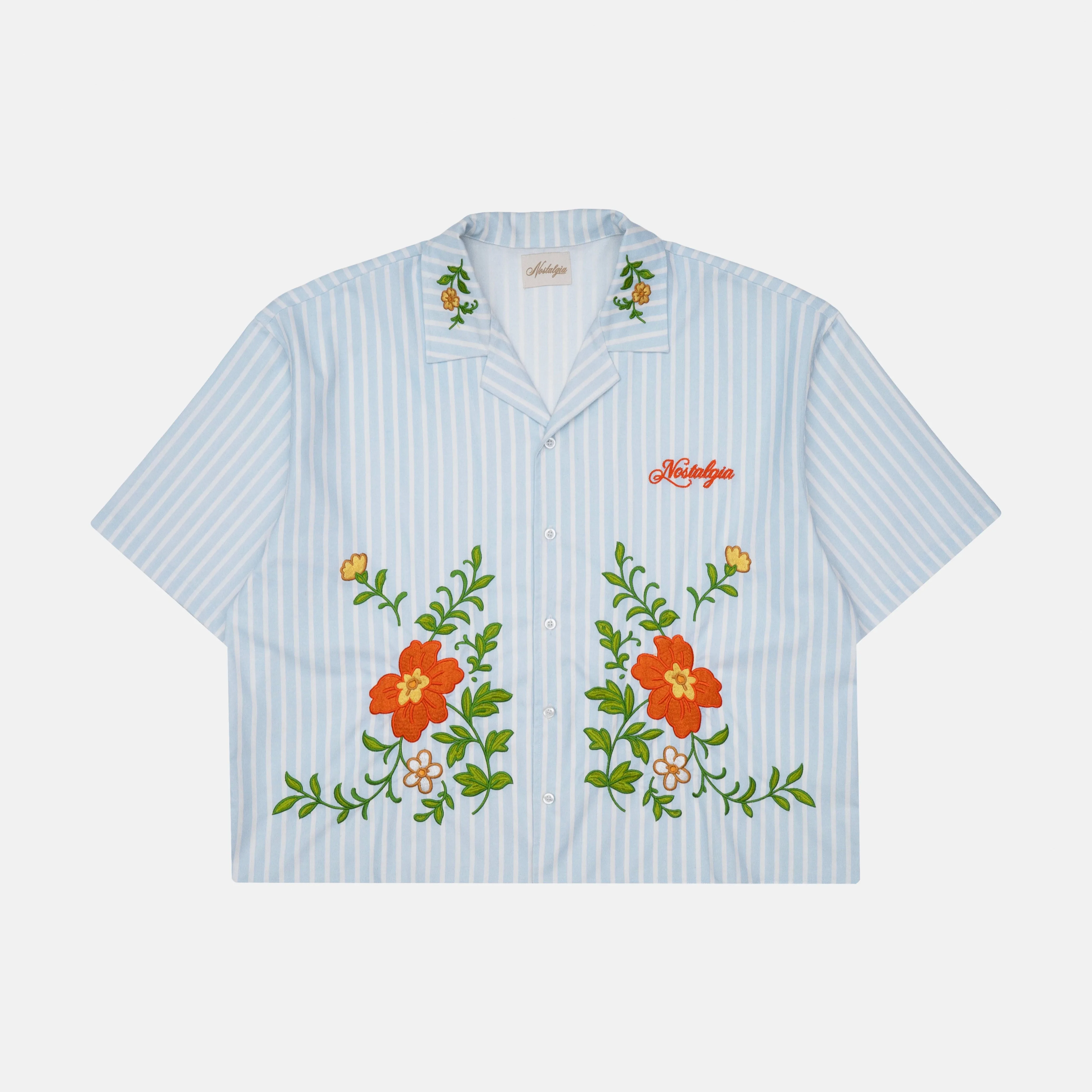 STRIPED CHAMBRAY SHIRT sold by Nostalgia