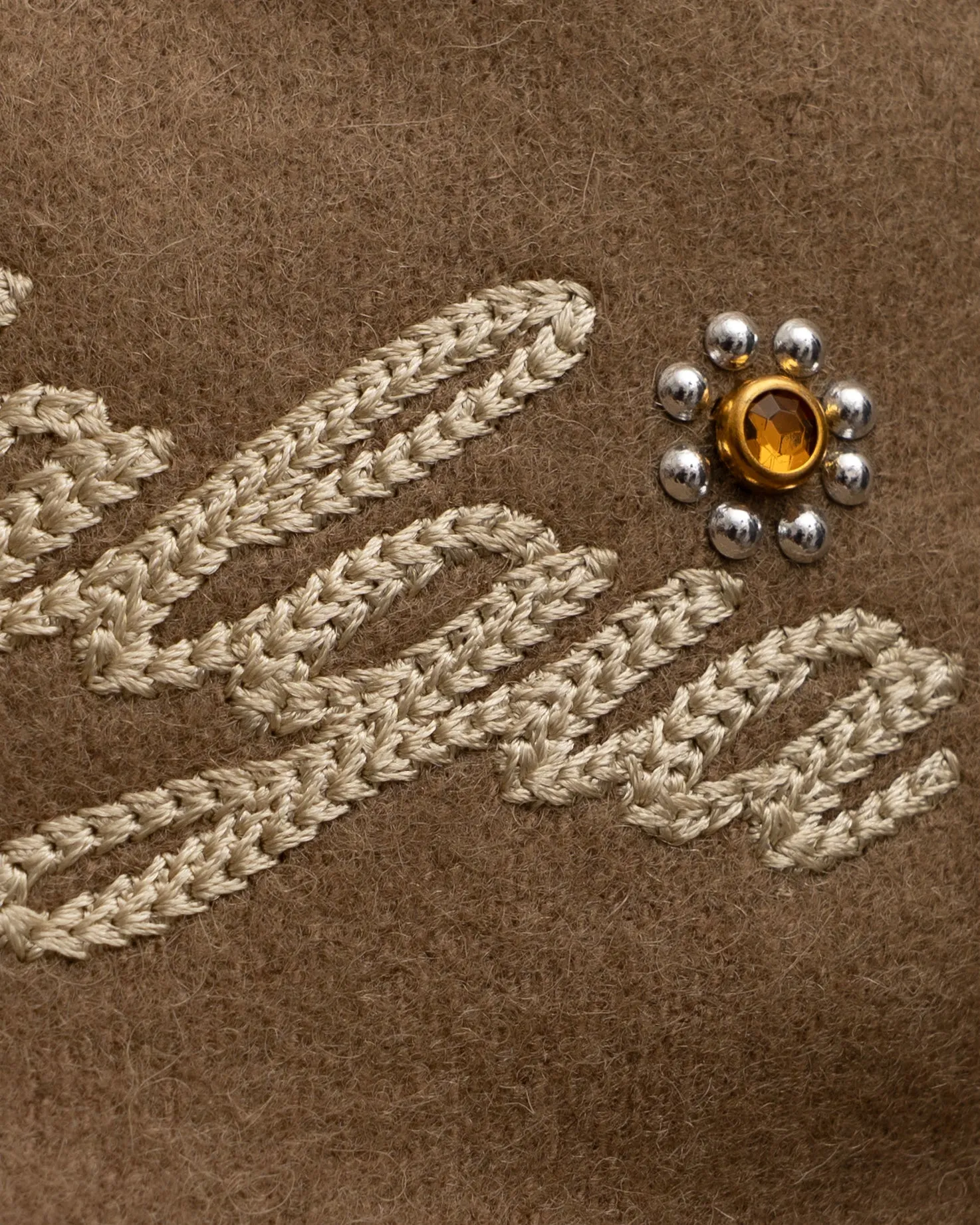 SAND GEMSTONE WOOL CAP sold by Nostalgia product image thumbnail 3