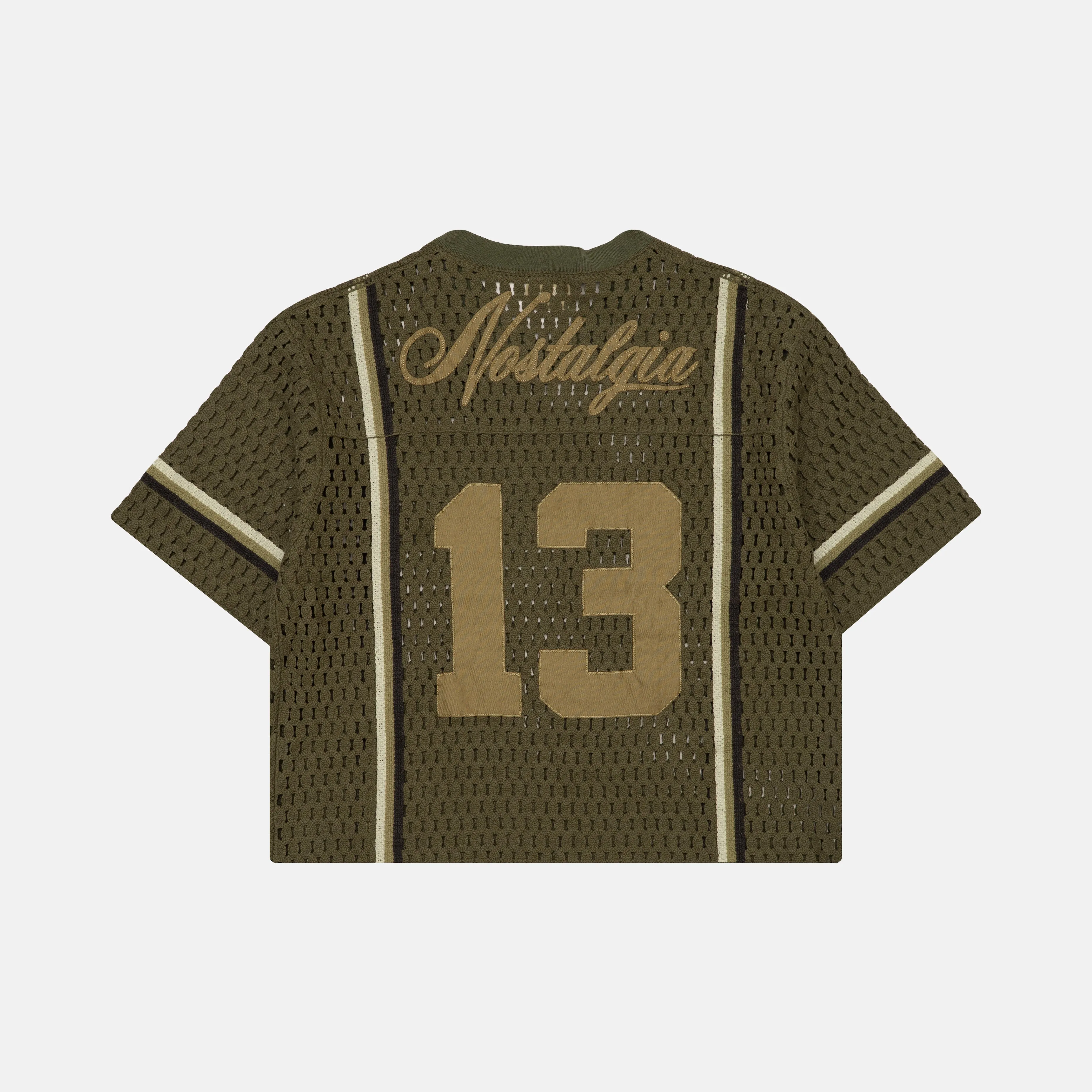 OLIVE CROCHET JERSEY sold by Nostalgia product image thumbnail 2