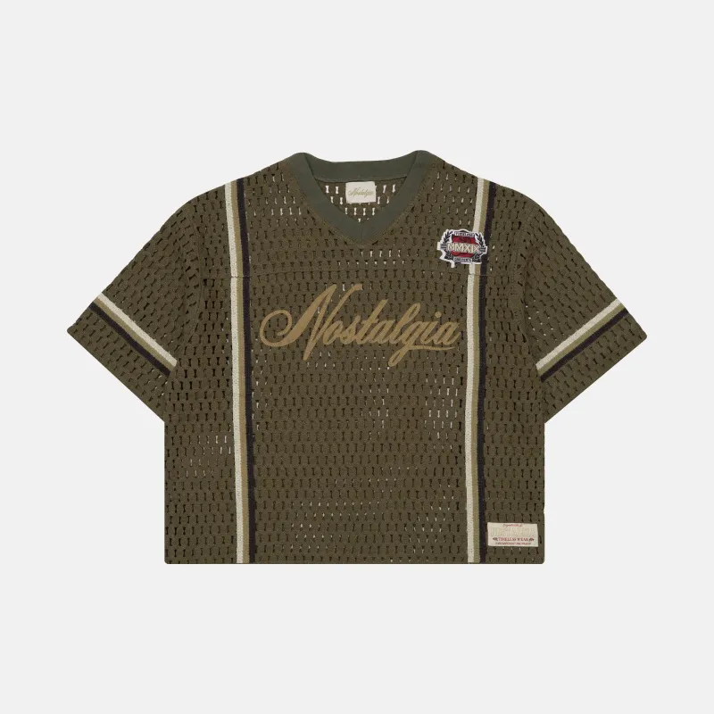 OLIVE CROCHET JERSEY sold by Nostalgia
