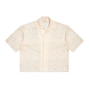 CREAM PAISLEY BUTTON-UP (PRE-ORDER) sold by Nostalgia
